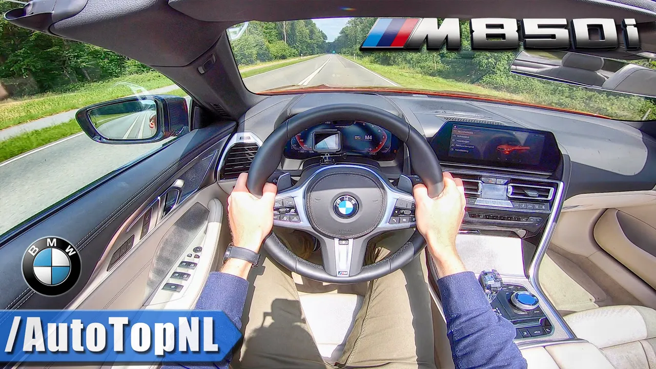 NEW! BMW 8 Series M850i xDrive Convertible 4.4 V8 BiTurbo POV Test Drive by AutoTopNL