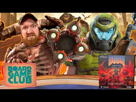 Let's Play DOOM: ARENA Board Game | Board Game Club | AD
