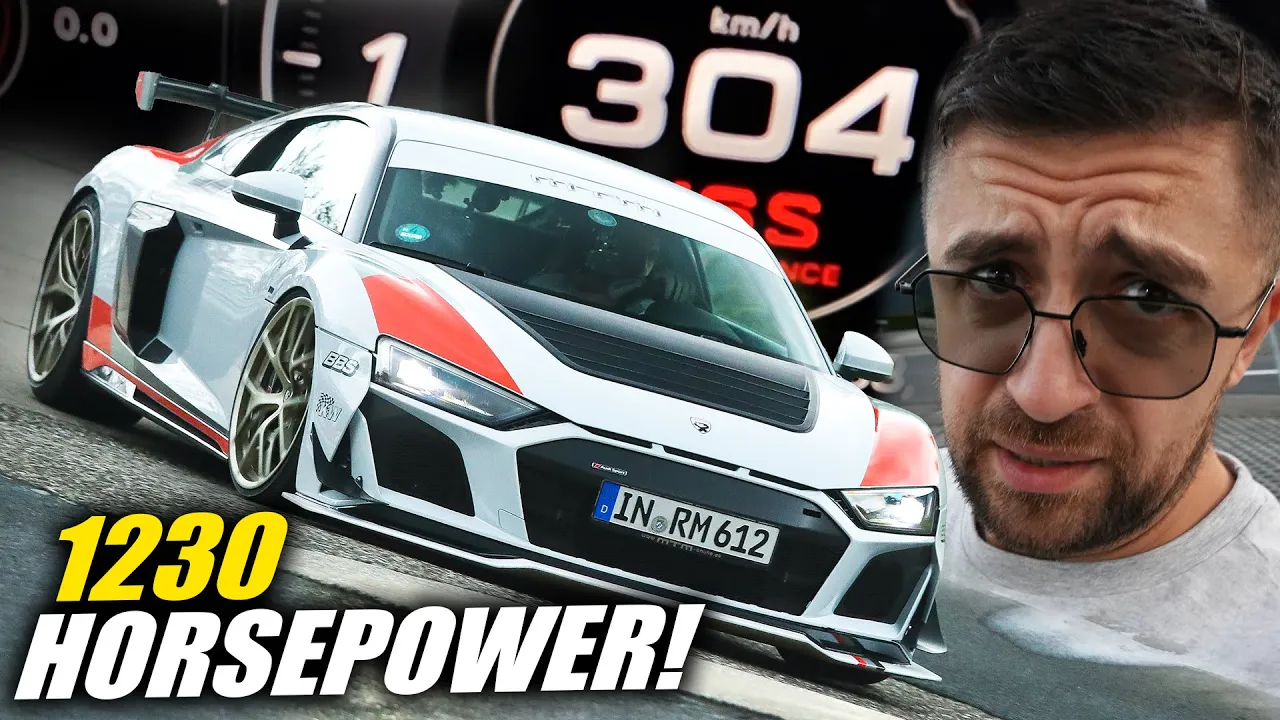 1230hp Twin Turbo V10 MTM Audi R8! // Nürburgring