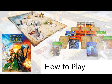 The Lord of the Rings: Duel for Middle-Earth - Board Game Rules - how to play