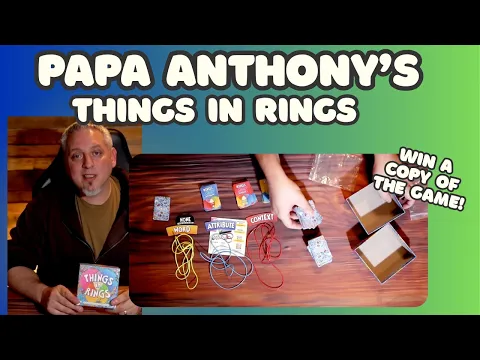 Papa Anthony's Used Game Emporium | Things in Rings, a clever and chaotic party game!