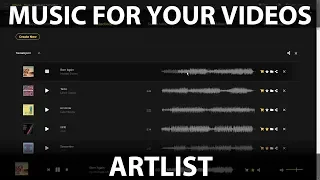 My Artlist playlist has been updated