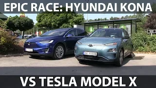 Race between Kona and Model X
