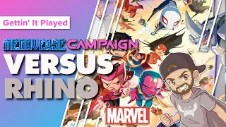 Marvel United Megaverse Campaign vs. Rhino | Game #7 Spider-Verse