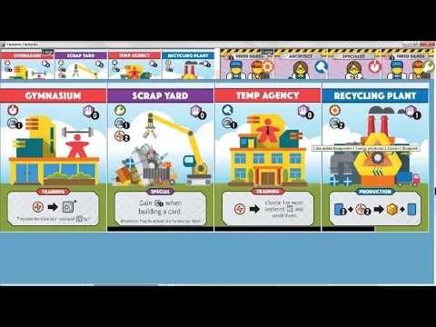 FANTASTIC FACTORIES - Quick Tutorial and SOLO Playthrough