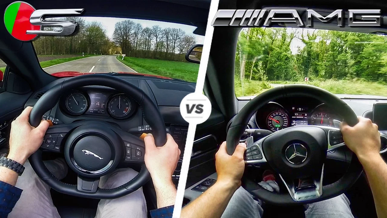Mercedes-AMG GT S vs Jaguar F Type V8 S HEAD 2 HEAD