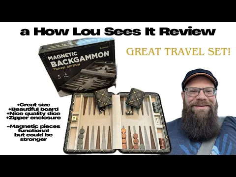 Queensell Magnetic Backgammon Travel Edition Review
