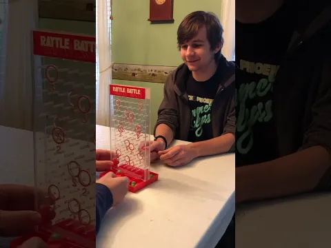 FIERCE 1 on 1 HEAD to HEAD fight! Parker Brothers Vintage Rattle Battle retro marble game #short