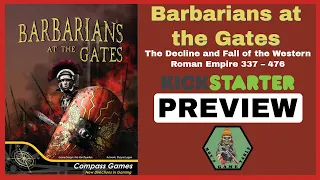 Barbarians at the Gates from Compass Games Preview