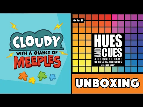 Hues and Cues Unboxing - Cloudy with a Chance of Meeples