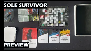 Sole Survivor pnp solo alien boardgame preview