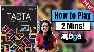 Tacta - How to Play in 2 Mins | Board Game Arena