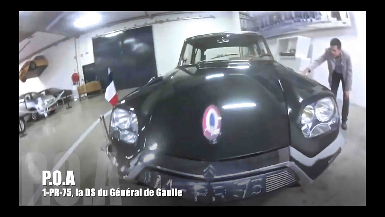 Citroën DS 1-PR-75🇫🇷: montez à bord de la DS du Général de Gaulle