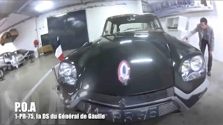 Citroën DS 1-PR-75🇫🇷: montez à bord de la DS du Général de Gaulle