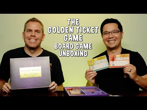 Unboxing The Golden Ticket Game - Willy Wonka and the Chocolate Factory