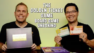 Unboxing The Golden Ticket Game - Willy Wonka and the Chocolate Factory