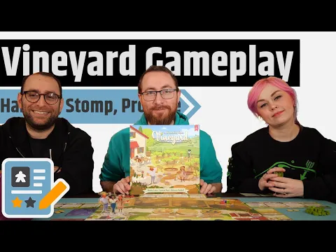 Vineyard Gameplay - Shared Worker Placement...With Only One Winner