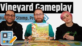 Vineyard Gameplay - Shared Worker Placement...With Only One Winner