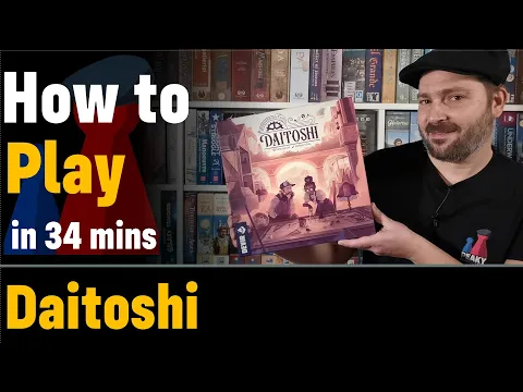 How to play Daitoshi - Full teach + Visuals - Peaky Boardgamer