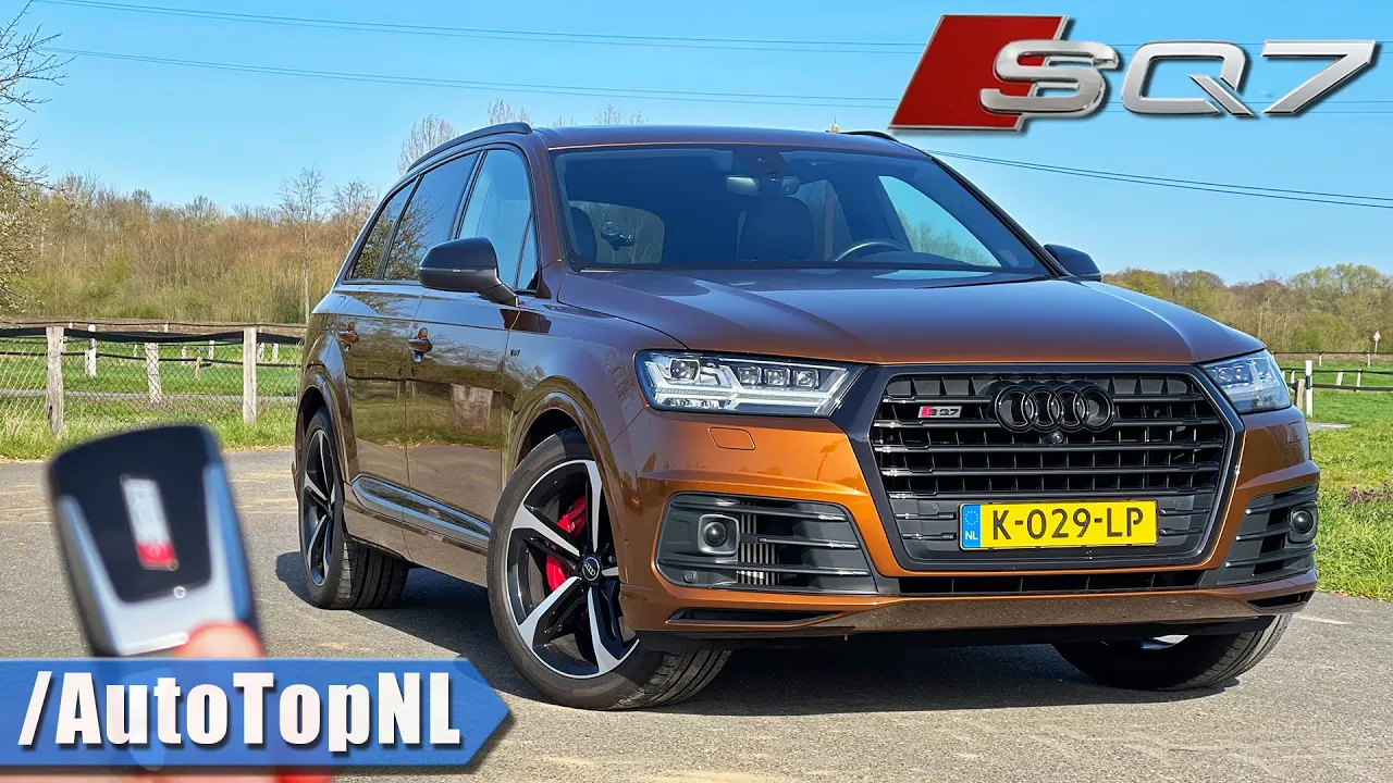 Audi SQ7 REVIEW on AUTOBAHN [NO SPEED LIMIT] by AutoTopNL