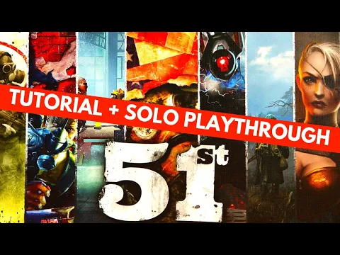 51st State Ultimate Edition Board Game | Solo Tutorial and Playthrough | New Borgo Automa