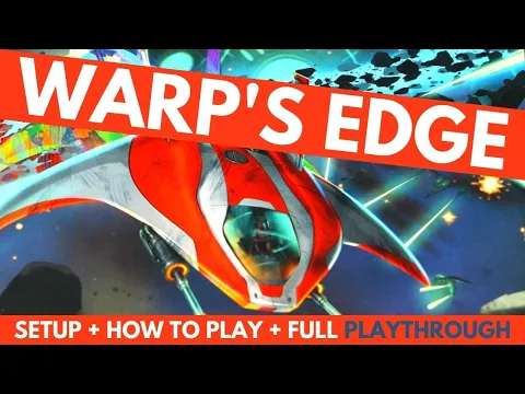 Warp's Edge Board Game | How to Play & Solo Playthrough | Learn to Play This SOLO ONLY GAME!