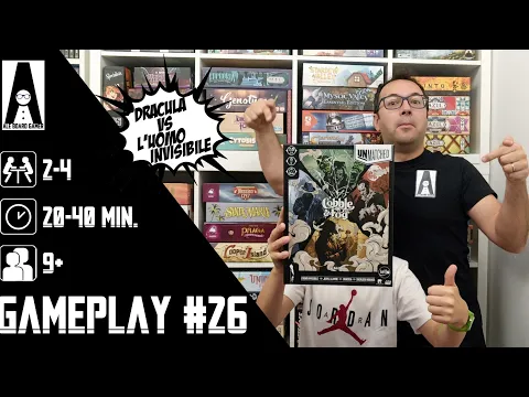 Gameplay #26: partita completa ad Unmatched: Cobble and Fog, Dracula contro l'Uomo Invisibile!