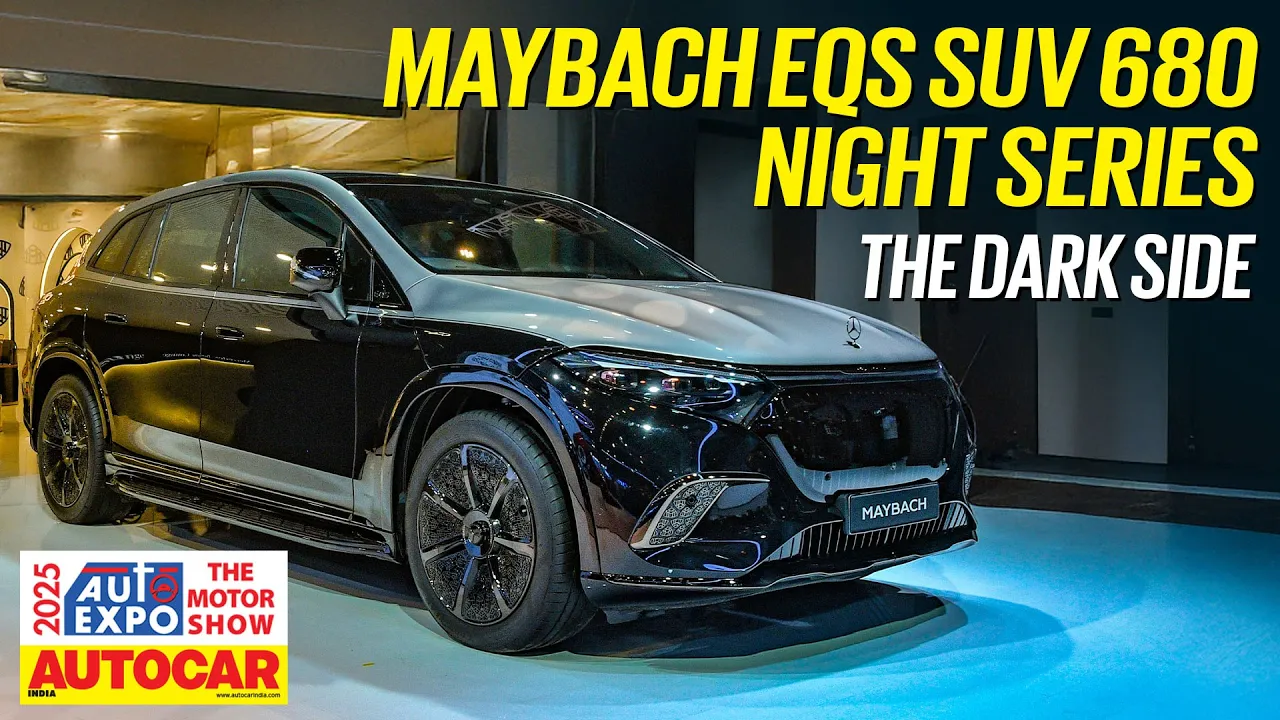 Mercedes-Maybach EQS SUV 680 Night Series - Stealth mode | Auto Expo 2025 | Autocar India