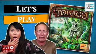 TOBAGO - Teach and Playthrough - Live Board Game Video