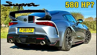 "580HP" TOYOTA SUPRA A90 // REVIEW on AUTOBAHN