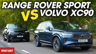 NEW Volvo XC90 vs Range Rover Sport review – which SUV is BEST? | What Car?