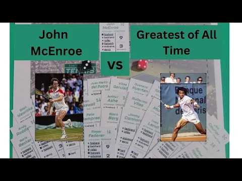 Let's PLAAY Tennis : John McEnroe vs  Yannick Noah playthrough