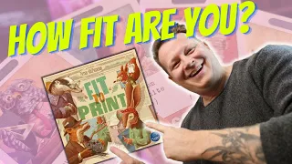 Get Ready to Break a Sweat with Fit To Print Board Game