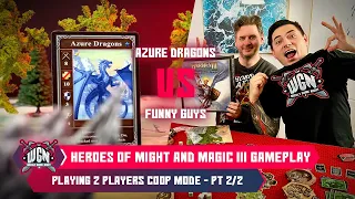 Heroes of Might and Magic III playthrough (Heroes 3 board game coop gameplay) - Pt 2/2