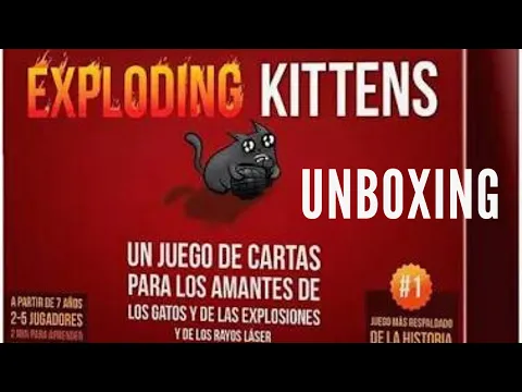 UNBOXING EXPLODING KITTENS