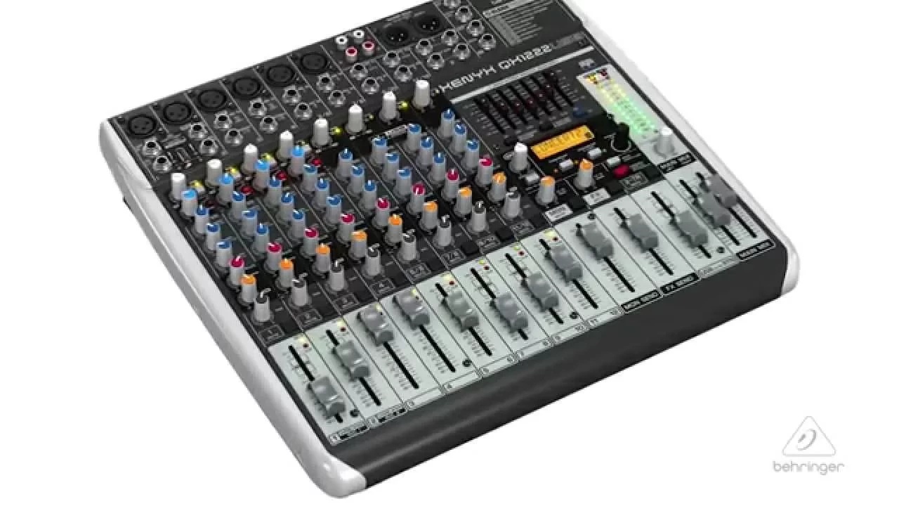 Product video thumbnail for Behringer Xenyx QX1222USB 16-Input Audio Mixer with Gator Case