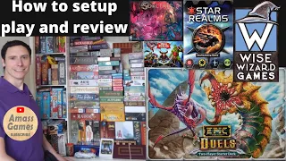 Epic Card Game: Duels two player #boardgame #cardgame AmassGames #howtoplay #review  #bgg #4k