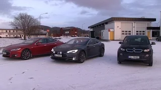 Energy consumption test: P85D, 70D and i3