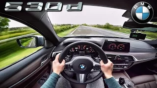2017 BMW 5 Series G30 530d M Sport AUTOBAHN POV ACCELERATION & TOP SPEED by AutoTopNL