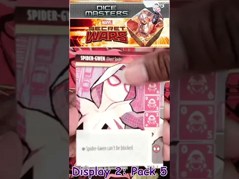 Dice Masters Secret Wars Display Two Opening: Pack 5 #shorts