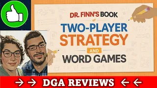 DGA Reviews Board Games: Dr. Finn's Book of Two-Player Strategy and Word Games (Cozy Game Night)