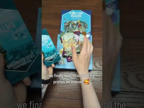 We Finally Played ALL Our Rolling Realms Promos #boardgames #unboxing #rollingrealms #rollandwrite