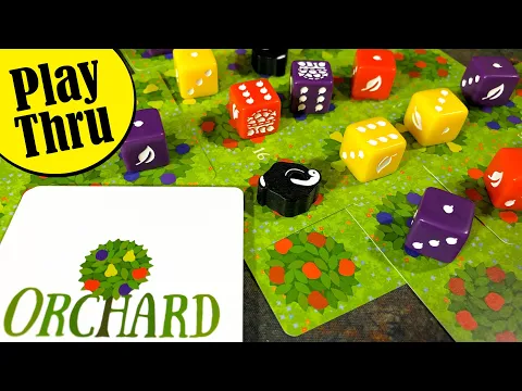 ORCHARD 9 Card Solitaire Game Unboxing, Set Up and Solo Play Through