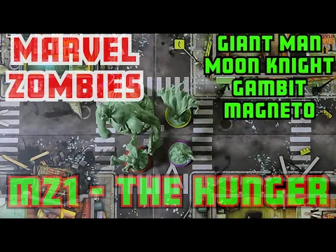 Marvel Zombies - Promo Box MZ1 'The Hunger' Playthrough [Giant Man/Moon Knight/Gambit/Magneto]