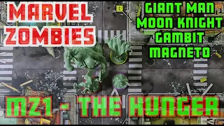 Marvel Zombies - Promo Box MZ1 'The Hunger' Playthrough [Giant Man/Moon Knight/Gambit/Magneto]
