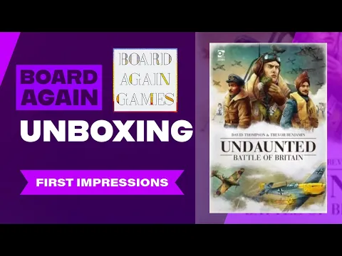 Undaunted: Battle of Britain(Osprey)-Live Unboxing