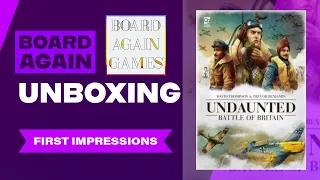 Undaunted: Battle of Britain(Osprey)-Live Unboxing