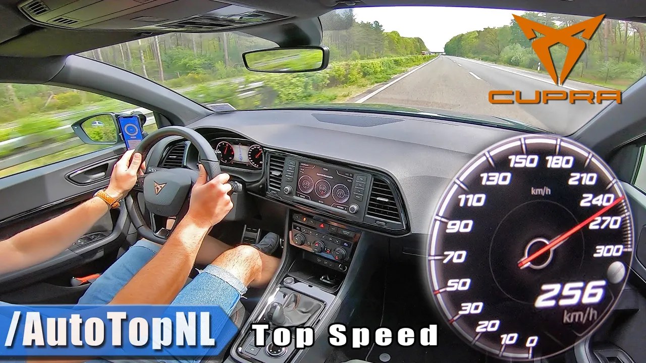 CUPRA ATECA 2.0 TSI 300HP | TOP SPEED on AUTOBAHN NO SPEED LIMIT By AutoTopNL