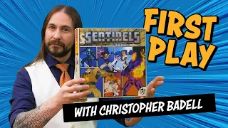 First Game of Sentinels of the Multiverse Definitive Edition with Christopher