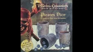 Pirates of the Caribbean Pirates Dice Game (2006, Friendly Games) -- What's Inside